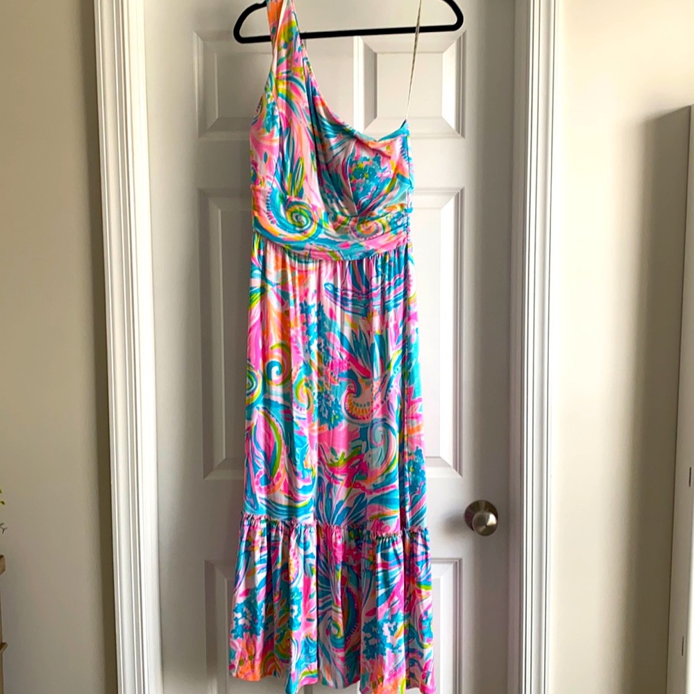 Lilly Pulitzer One Shoulder Dress